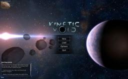 Kinetic Void Title Screen